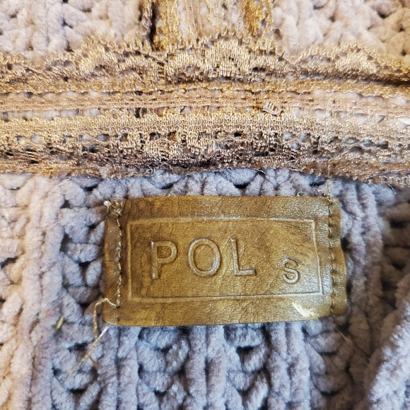 POL CABLE KNIT LACE DETAIL BOW BUTTON CARDIGAN! Size Small. - Picture 12 of 12